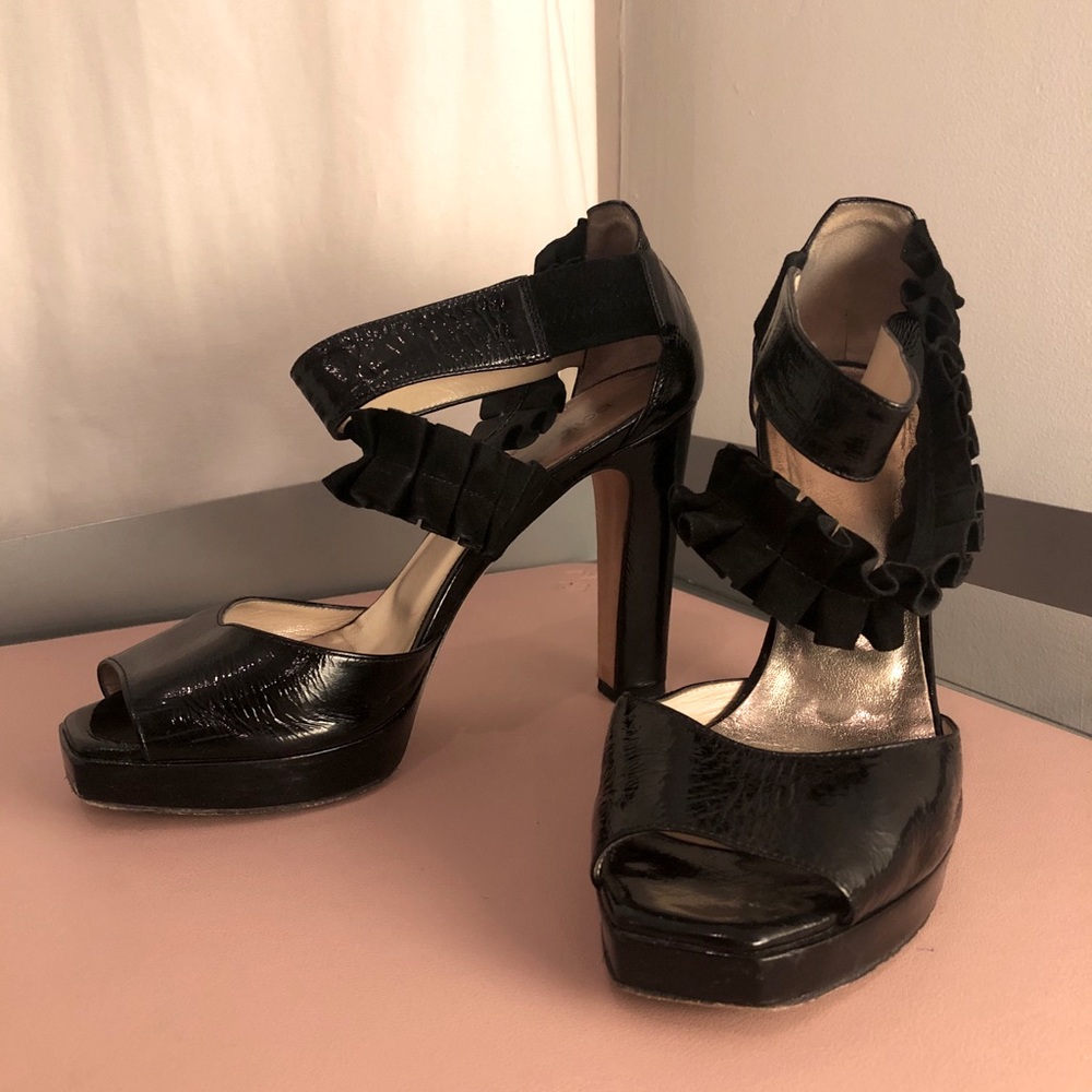 Botkier Elena Pumps Black Patent